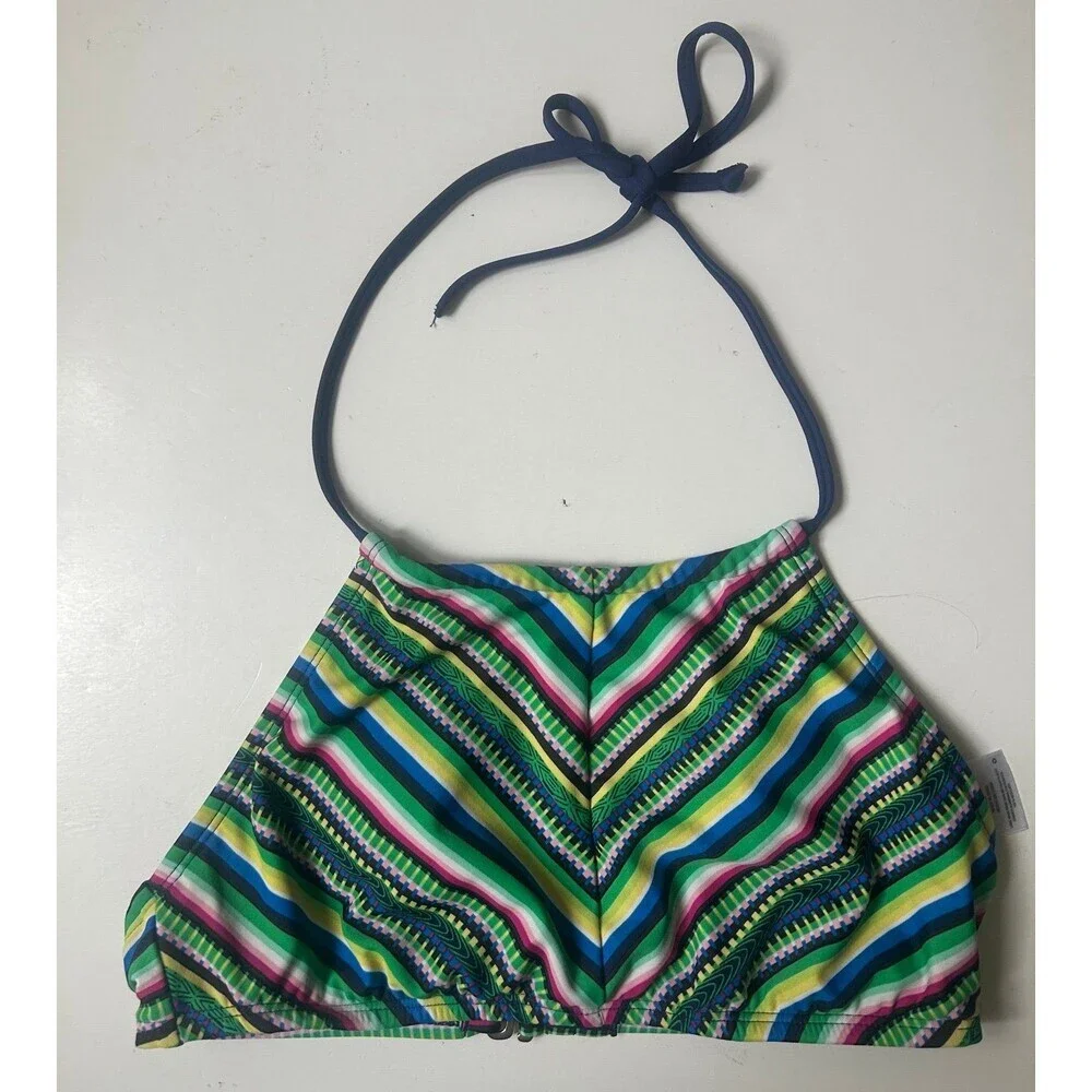 High Neck Bikini Swim Top